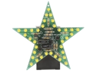 Migająca żółta gwiazda LED - Zestaw do samodzielnego montażu